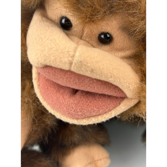 Folkmanis Folktails Monkey Hand Puppet Plush Long Tail Brown Toy - Picture 5 of 13